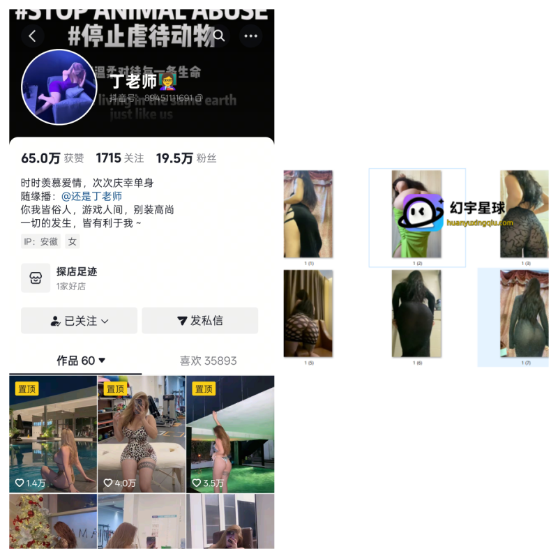 抖音丁老师私人定制【日常主播定制】-幻宇星球网页版